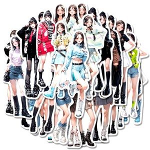 🀄️Anime Fashion Girl Sticker Bundle Set🀄️